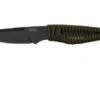 ANV Knives P100 Sleipner Cerakote, Olive Paracord, P100-039, Black Kydex Sheath, Neck Knife -Outdoor Knives ANVP100 039 01 anv