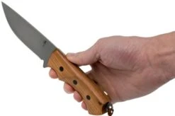 Autine Kurbads, Cherry, Elmax, Brown RH Sheath, Outdoor Knife -Outdoor Knives AT KUR CHY 06 autine