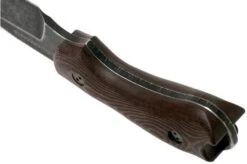 Bradford Guardian 3, 3D Brown-Red Richlite, M390 False Edge Nimbus Knivesandtools Exclusive -Outdoor Knives BDK G3 116N M390 04 bradford knives