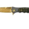 Böker Leopard-Damascus III Gold 110227DAM Limited Edition Pocket Knife -Outdoor Knives BO110227DAM 01 boker