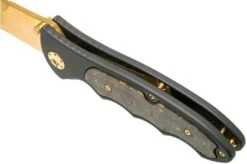 Böker Leopard-Damascus III Gold 110227DAM Limited Edition Pocket Knife -Outdoor Knives BO110227DAM 07 boker
