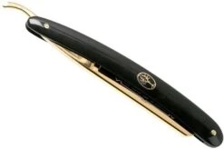 Böker Manufaktur Waldorf 24 Karat Gold 5/8" Straight Razor 140321 -Outdoor Knives BO140321 06 boker bo140321 06