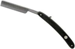 Böker Manufaktur Ebony Damascus Limited Edition Straight Razor 140409DAM