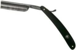 Böker Manufaktur Ebony Damascus Straight Razor 140609DAM