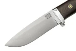 Bark River Classic Drop Point Hunter CPM S45VN Burgundy Canvas Micarta Mosaic Pins, Fixed Knife -Outdoor Knives BRK02 176BCMMP 03 barkriver