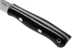 Bark River Mini Aurora Hunter CPM 3V, Black Canvas Micarta -Outdoor Knives BRK06 028BRKC 05 bark river knives