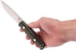 Bark River Bushcrafter I CPM 154, Green Canvas Micarta -Outdoor Knives BRK06 153GNC 06 bark river bushcrafter brk06 153gnc 06