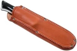 Bark River Bravo 1 CPM 3V, Black Canvas Micarta, Brown Sheath -Outdoor Knives BRK07 114BRKC 07 bark river knives v202105