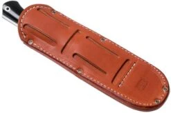 Bark River Bravo 1 CPM 3V, Black Canvas Micarta, Brown Sheath -Outdoor Knives BRK07 114BRKC 08 bark river knives v202105