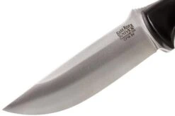 Bark River Bravo 1 LT CPM 3V, Black Canvas Micarta, Brown Sheath -Outdoor Knives BRK07 126BRKC 03 bark river brk07 126brkc 03