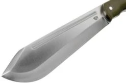 Bark River JX5 Vengeful 1 CPM 3V Green Canvas Micarta Machete -Outdoor Knives BRK10 123GCM 03 bark river knives