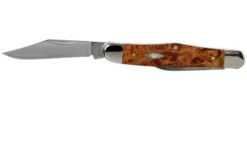 Case Half Whittler Autumn Maple Burl Wood, 11543, 7208 SS Pocket Knife -Outdoor Knives CE11543 03 case