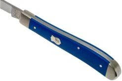 Case Slimline Trapper Blue G10 Smooth, 16746, 101048 SS Pocket Knife -Outdoor Knives CE16746 06 case