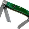 Case Medium Stockman Clover Green Bone, Sawcut Jig, 23214, 6318 SS Pocket Knife -Outdoor Knives CE23214 01 case