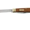 Case Trapper, Smooth Natural Canvas Micarta, 23690, 10254 SS, Pocket Knife -Outdoor Knives CE23690 01 case