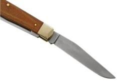 Case Trapper, Smooth Natural Canvas Micarta, 23690, 10254 SS, Pocket Knife -Outdoor Knives CE23690 04 case
