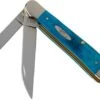 Case Copperhead Caribbean Blue Bone Sawcut, 25588, 6249W SS Pocket Knife -Outdoor Knives CE25588 01 case