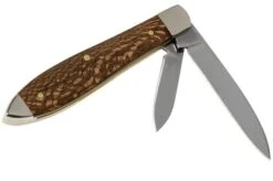Case Tear Drop Bose Brown Sycamore Wood, 27268, TB72028 SS Pocket Knife -Outdoor Knives CE27268 02 case