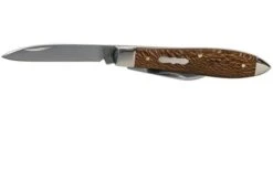 Case Tear Drop Bose Brown Sycamore Wood, 27268, TB72028 SS Pocket Knife -Outdoor Knives CE27268 03 case