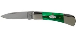 Case Lockback SparXX Green Pearl Kirinite Smooth, 27372, 101225L SS Pocket Knife