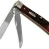 Case Mini Trapper Crimson Red Peach Seed Jigged Bone, 27381, 6207 SS Pocket Knife -Outdoor Knives CE27381 01 case