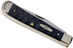 Case Trapper Pocket Worn Grey Bone, Crandall Jig, 58410, 6254 CV Pocket Knife -Outdoor Knives CE58410 04 case