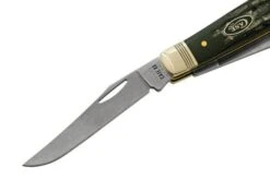 Case Mini Trapper Buffalo Horn 65093, S35VN Pocket Knife -Outdoor Knives CE65093 03 case