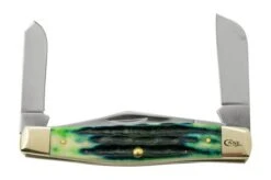 Case Jig Large Stockman, Hunter Green Bone, Deep Canyon, 75833, 6375 SS, Pocket Knife -Outdoor Knives CE75833 06 case