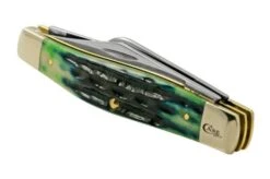 Case Jig Large Stockman, Hunter Green Bone, Deep Canyon, 75833, 6375 SS, Pocket Knife -Outdoor Knives CE75833 07 case