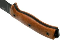 ESEE Model 6 Black Blade 3D Natural Canvas Micarta Survival Knife 6PB-011 Black Sheath + Clip Plate -Outdoor Knives EE 6PB 011 04 esee knives