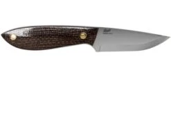 Brisa Bobtail 80 Bison Micarta Handle, 12C27 Scandi, Leather Sheath 9955 10 Brisa Bobtail 80 Bison Micarta Handle, 12C27 Scandi, Leather Sheath 9955 -Outdoor Knives ENZ 9955 02 enzo knives