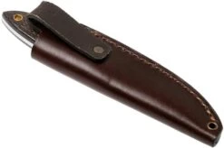 Brisa Bobtail 80 Bison Micarta Handle, 12C27 Scandi, Leather Sheath 9955 16 Brisa Bobtail 80 Bison Micarta Handle, 12C27 Scandi, Leather Sheath 9955 -Outdoor Knives ENZ 9955 08 enzo knives