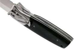 Fällkniven PXL Black Micarta PXLbm Elmax, Convex Pocket Knife -Outdoor Knives FKPXLBM 05 fallkniven