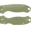 Flytanium Spyderco Para 3 Scales, Lotus Jade G10 -Outdoor Knives FLY 1026 01 flytanium