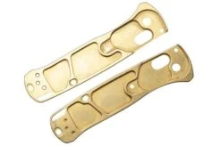 Flytanium Benchmade Mini Bugout Scales, Crossfade Brass -Outdoor Knives FLY 912 02 flytanium