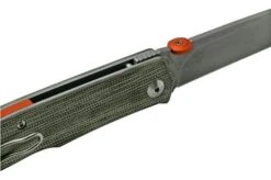 Fox Knives The Sicilian, Satin Green Micarta FX-525MI Pocket Knife, Bob Terzuola Design -Outdoor Knives FOFX 525MI 06 fox