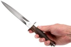 Fox Fairbairn Sykes FX-593 Wallnut Handle, Hill Knives Design -Outdoor Knives FOFX 593 05 fox knives fairbairn fofx 593 05