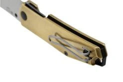 GiantMouse ACE Clyde Brass Pocket Knife, Ansø En Voxnaes Design -Outdoor Knives GMCLYDE04 04 giantmouse