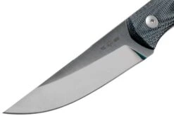 GiantMouse GMF2-DB Double Black Canvas Micarta, Satin, Fixed Knife, Ansø En Voxnaes Design -Outdoor Knives GMGMF2 DB 03 giantmouse