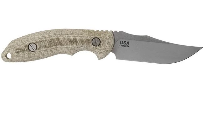 Rick Hinderer The Emmett, CPM 20CV, Green Micarta Hunting Knife 4 Rick Hinderer The Emmett, CPM 20CV, Green Micarta Hunting Knife - Image 2