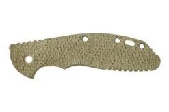 Rick Hinderer XM24 Scale, Textured OD Green Canvas Micarta