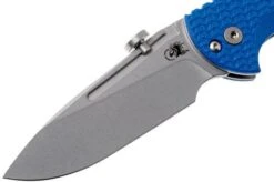 Rick Hinderer XM Slippy 3" Slicer 20CV Blue G10 Slipjoint Pocket Knife -Outdoor Knives HRK SLIPPY SLI BL 03 rick hinderer hrk slippy sli bl 03