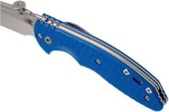 Rick Hinderer XM Slippy 3" Slicer 20CV Blue G10 Slipjoint Pocket Knife -Outdoor Knives HRK SLIPPY SLI BL 07 rick hinderer hrk slippy sli bl 07