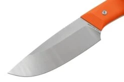 The James Brand The Hell Gap, Stainless + Orange G10 N107195-00 Fixed Knife -Outdoor Knives JAKN107195 00 03 jamesbrand