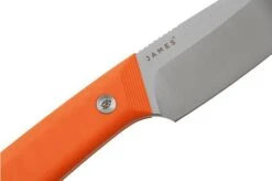 The James Brand The Hell Gap, Stainless + Orange G10 N107195-00 Fixed Knife -Outdoor Knives JAKN107195 00 05 jamesbrand