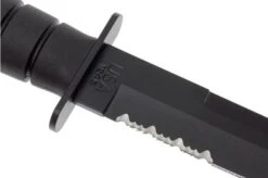 KA-BAR Tanto 1245 Partly Serrated, Kydex Sheath -Outdoor Knives KA1245 03 ka bar ka1245 03
