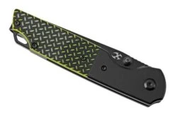 Kansept Warrior T1005S2 Black Drop Point, Black & Green G10 Pocket Knife, Kim Ning Design -Outdoor Knives KST1005S2 06 kansept