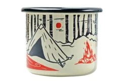 Knivesandtools Enamel Mug E-MG-S-01, Small 8 Cm, Enamel Mug -Outdoor Knives KT E MG S 01 03 kato