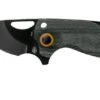 Kizer Vanguard Catshark Black Micarta V2561N2 Pocket Knife, Azo And Yue Design -Outdoor Knives KZV2561N2 01 kizer