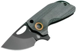 Kizer Vanguard Catshark Black Micarta V2561N2 Pocket Knife, Azo And Yue Design -Outdoor Knives KZV2561N2 03 kizer